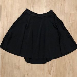 BlackMilk Matte Black Skater Skirt w/Pockets!